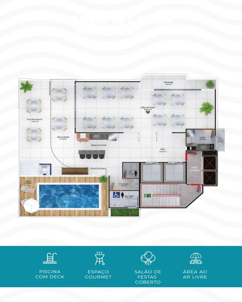 Apartamento, 1 quarto, 65 m² - Foto 3