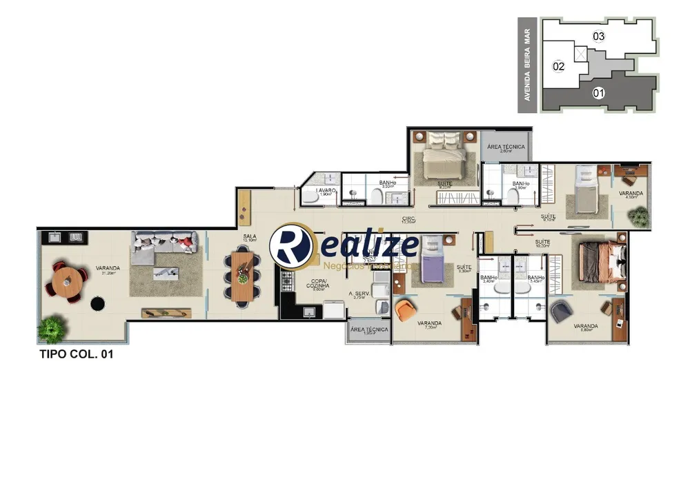 Apartamento, 4 quartos, 155 m² - Foto 6
