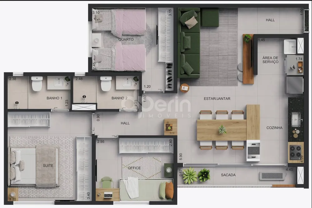 Apartamento, 3 quartos - Foto 8