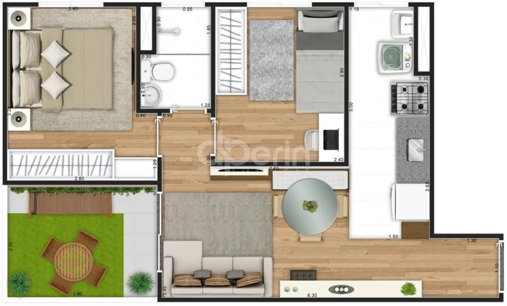 Apartamento, 2 quartos - Foto 12