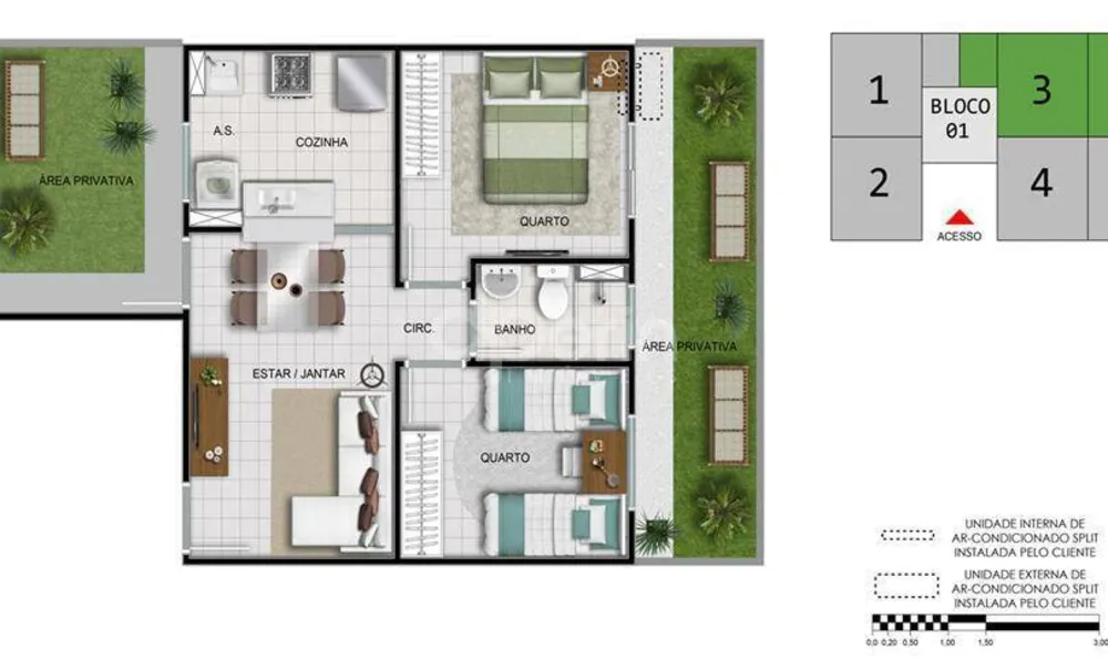 Apartamento, 2 quartos, 60 m² - Foto 12