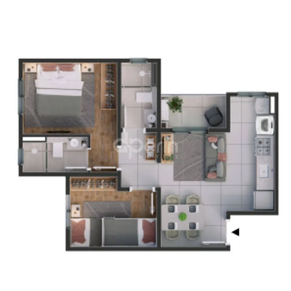 Apartamento, 2 quartos - Foto 12