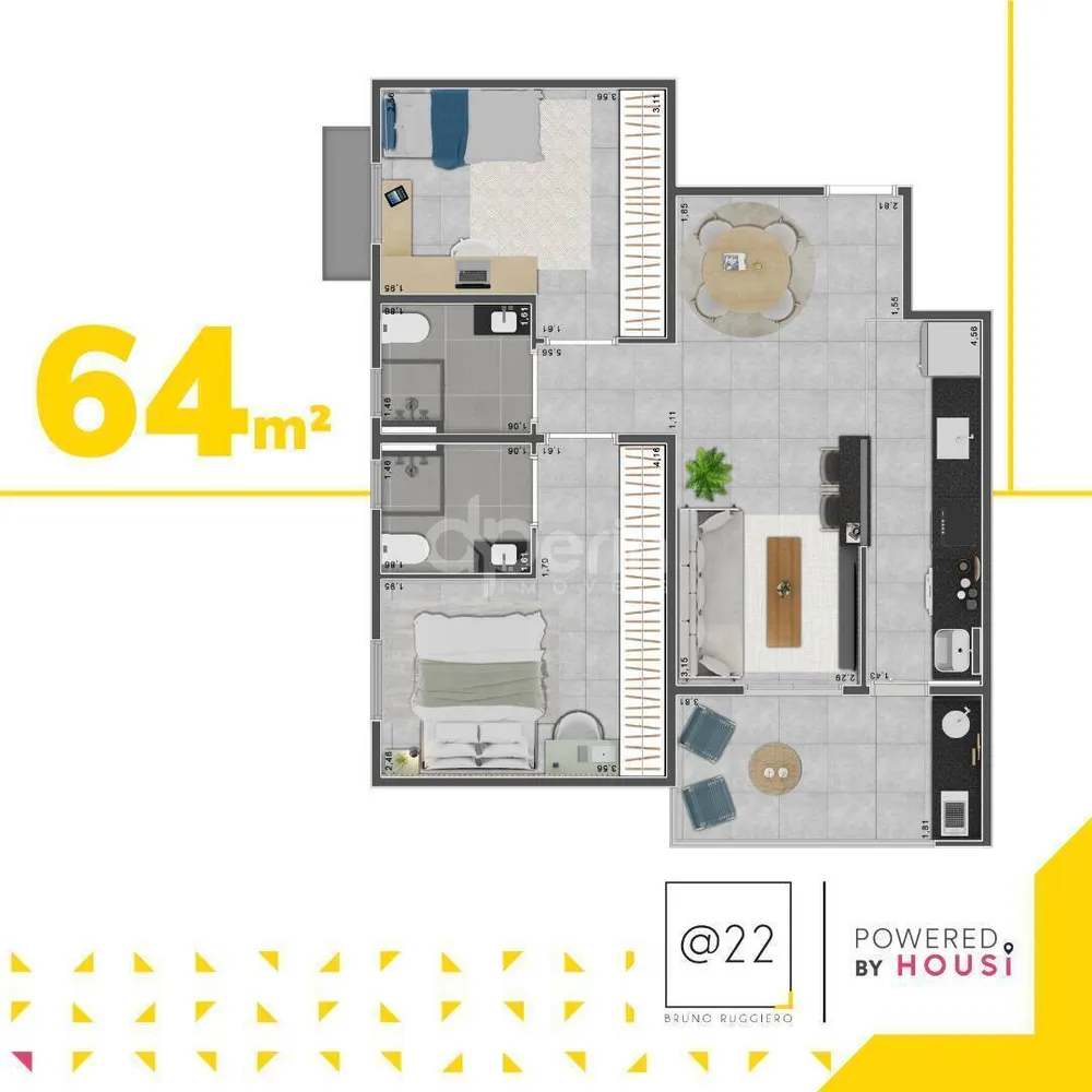Apartamento, 2 quartos - Foto 11