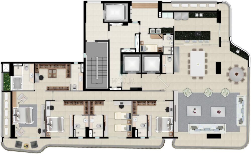 Apartamento, 4 quartos, 301 m² - Foto 19