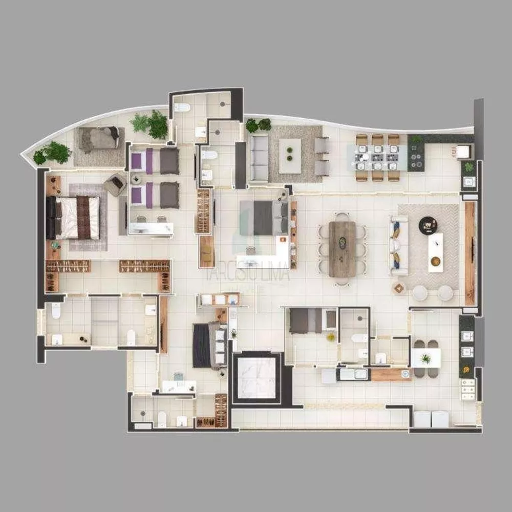 Apartamento, 5 quartos, 218 m² - Foto 7
