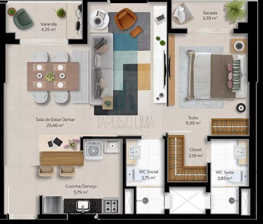 Apartamento, 2 quartos, 65 m² - Foto 4