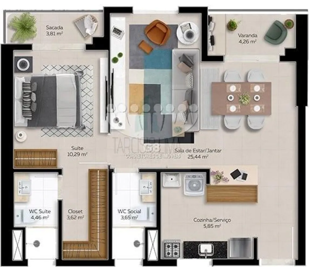 Apartamento, 2 quartos, 65 m² - Foto 15