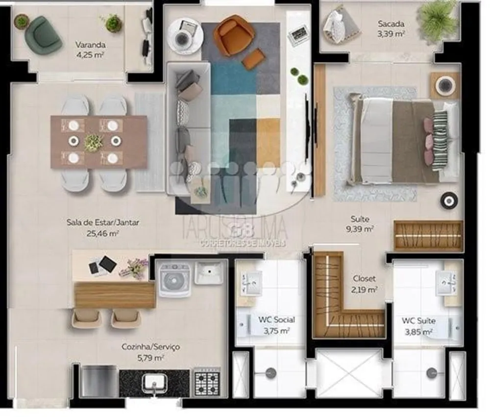 Apartamento, 2 quartos, 65 m² - Foto 13