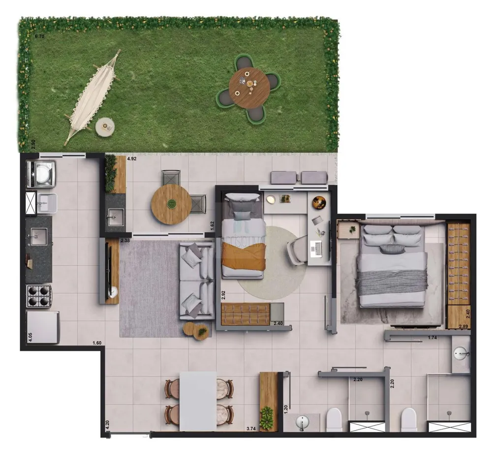 Apartamento, 3 quartos, 65 m² - Foto 15