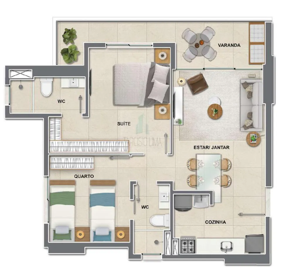 Apartamento, 2 quartos, 61 m² - Foto 15