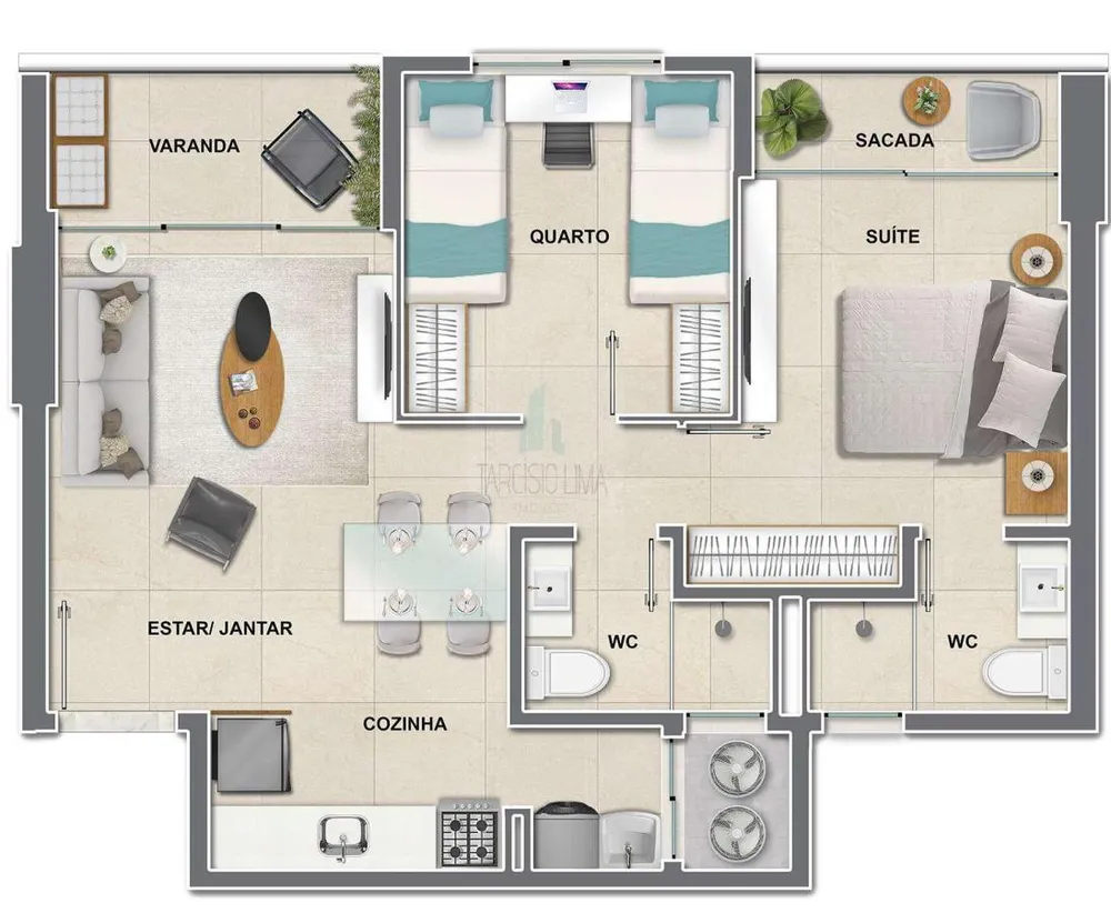 Apartamento, 2 quartos, 61 m² - Foto 16