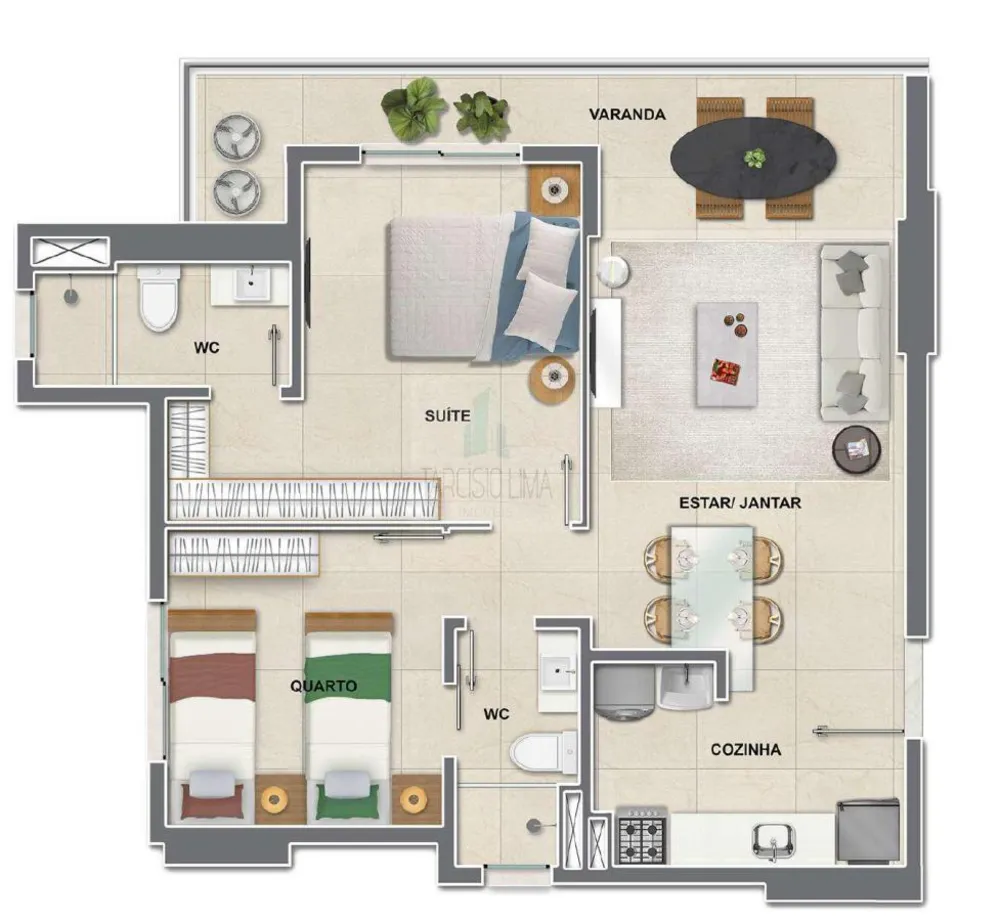 Apartamento, 2 quartos, 61 m² - Foto 14