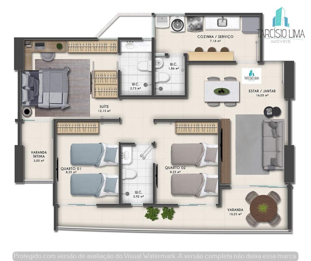 Apartamento, 3 quartos, 83 m² - Foto 15