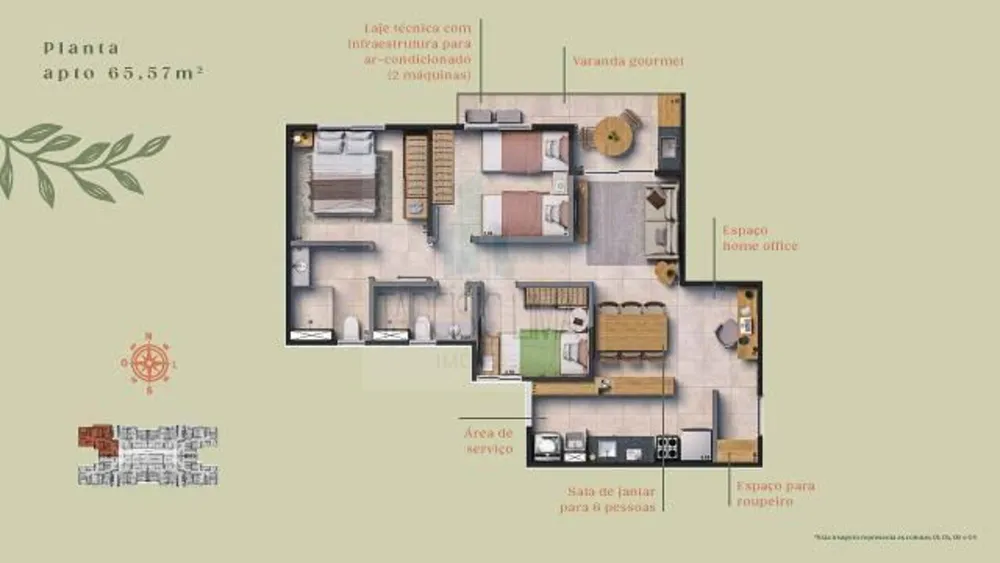 Apartamento, 3 quartos, 66 m² - Foto 20