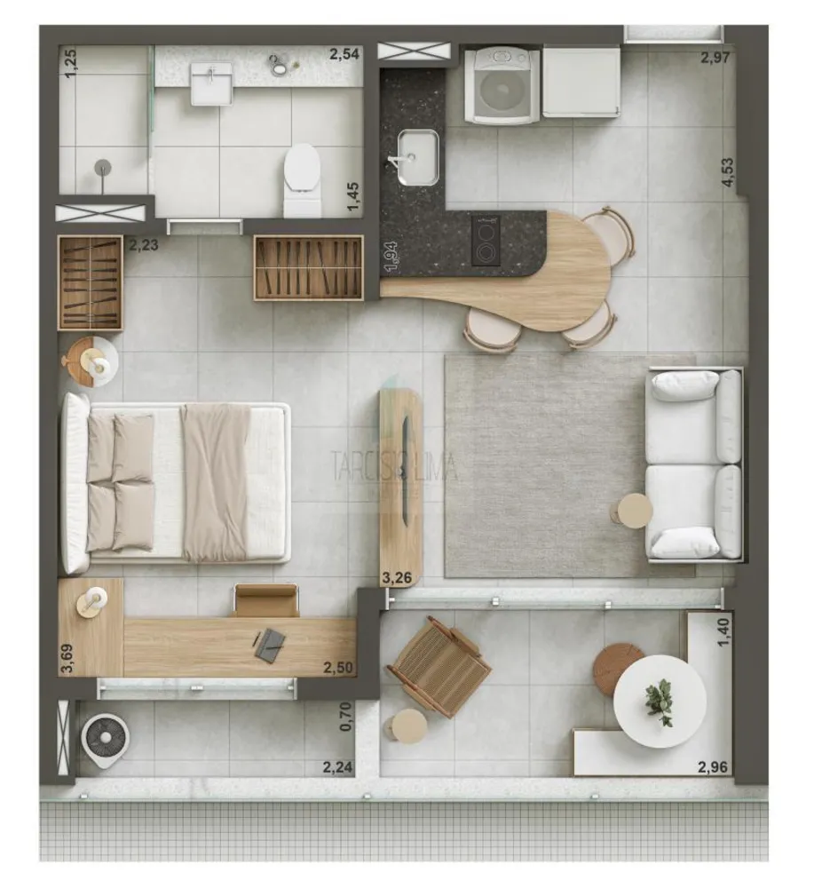 Apartamento, 1 quarto, 38 m² - Foto 6