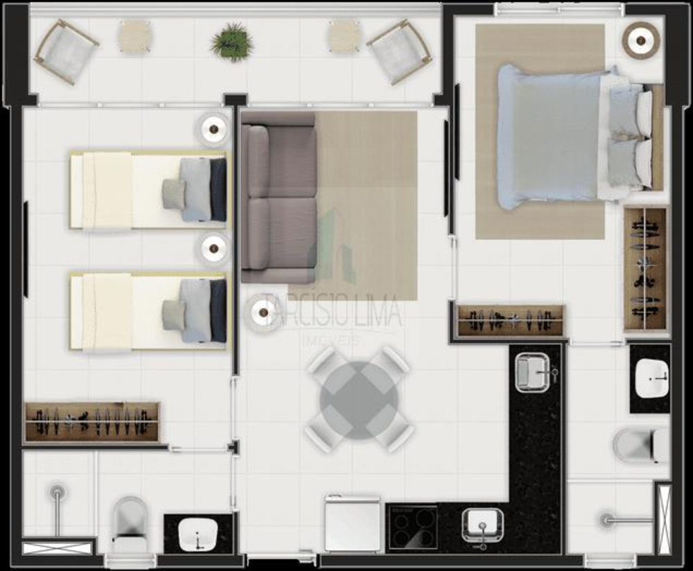 Apartamento, 2 quartos, 58 m² - Foto 31