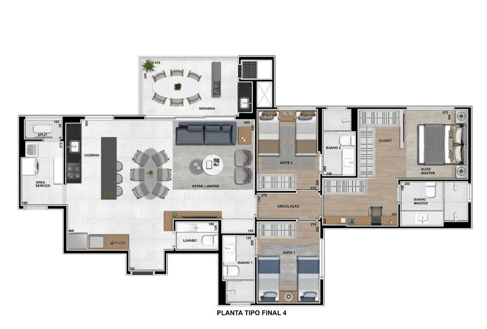 Apartamento, 3 quartos, 138 m² - Foto 23