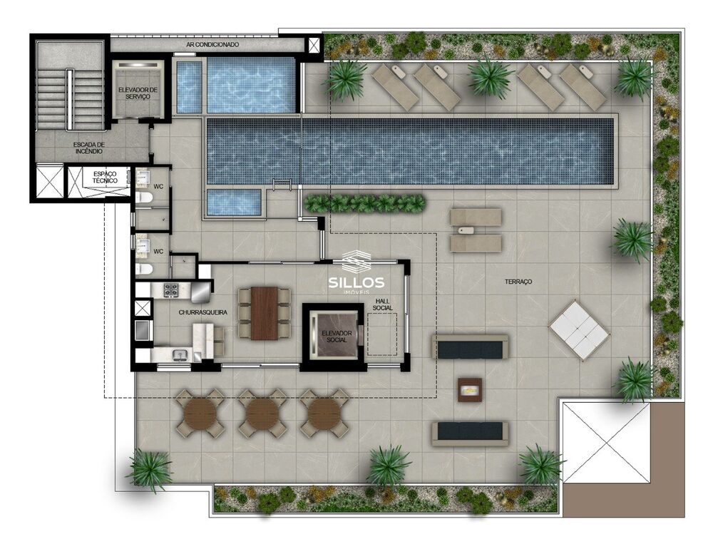 Apartamento Lançamentos com 3 quartos, 342m² - Foto 24