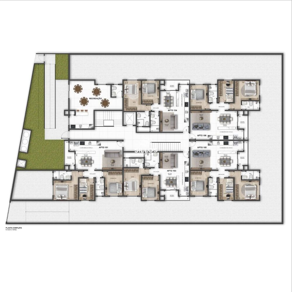Apartamento Lançamentos com 3 quartos, 107m² - Foto 14