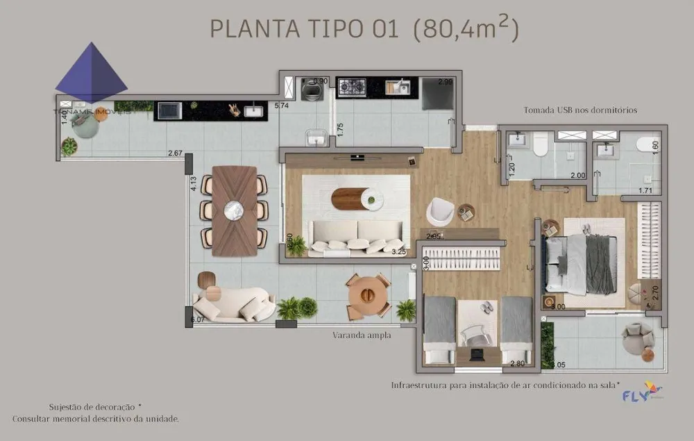 Apartamento, 2 quartos, 70 m² - Foto 12