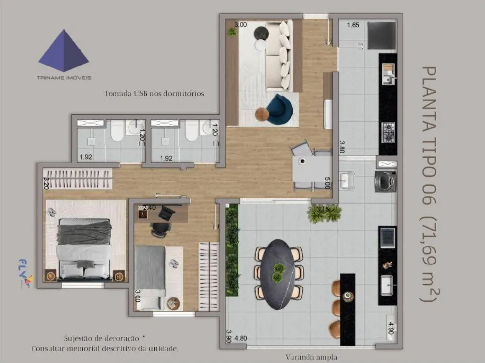 Apartamento, 2 quartos, 70 m² - Foto 10