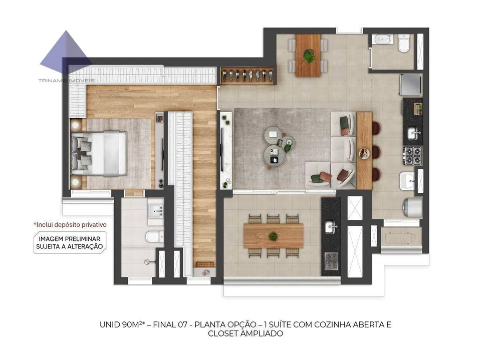 Apartamento, 3 quartos, 123 m² - Foto 3