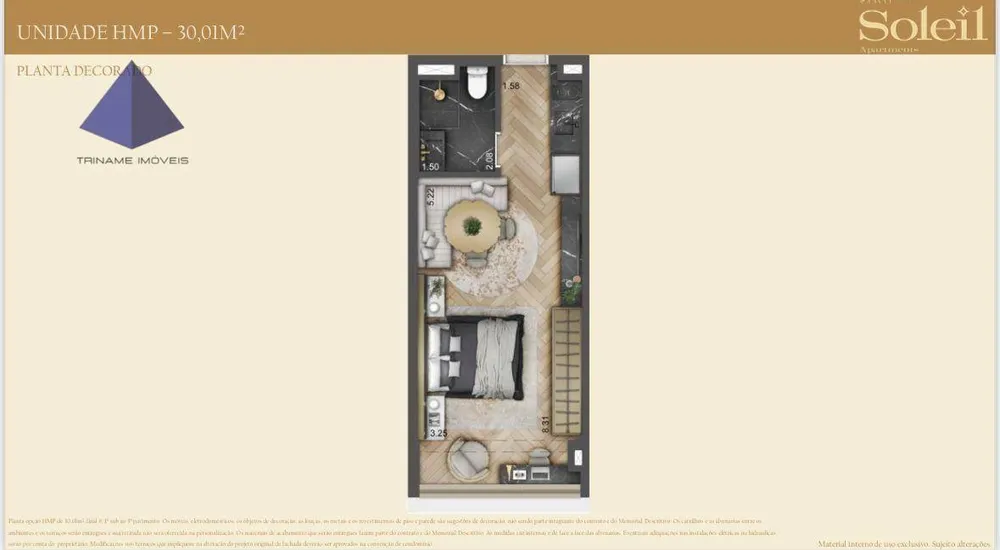 Kitnet-Studio, 30 m² - Foto 1