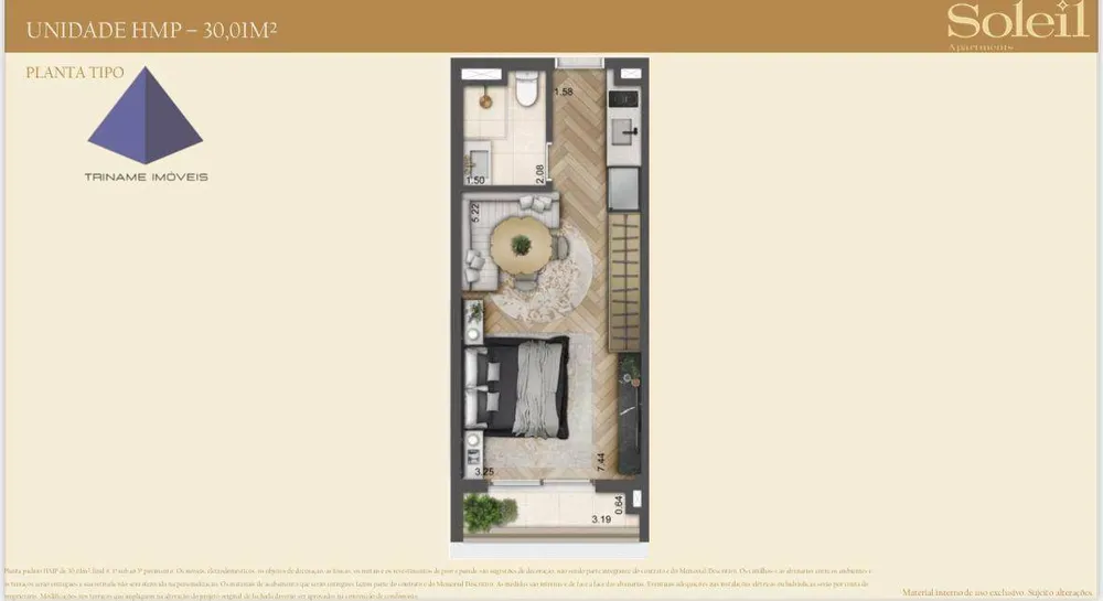 Kitnet-Studio, 30 m² - Foto 4