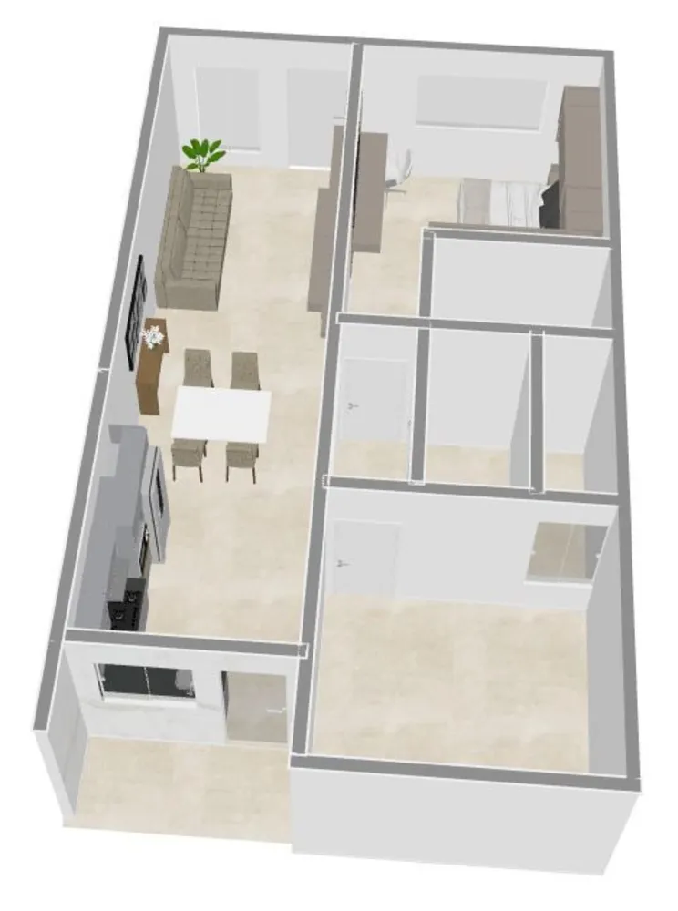 Casa, 2 quartos, 71 m² - Foto 2