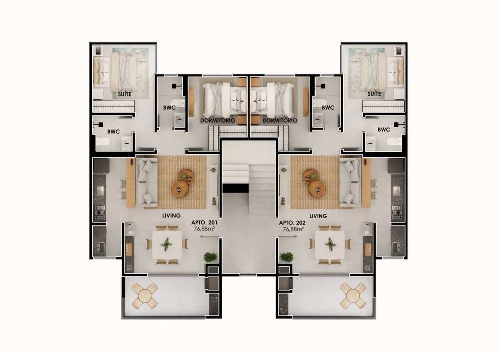 Apartamento, 2 quartos, 58 m² - Foto 4