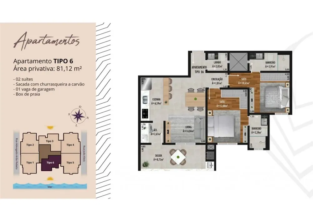 Apartamento, 2 quartos, 89 m² - Foto 9