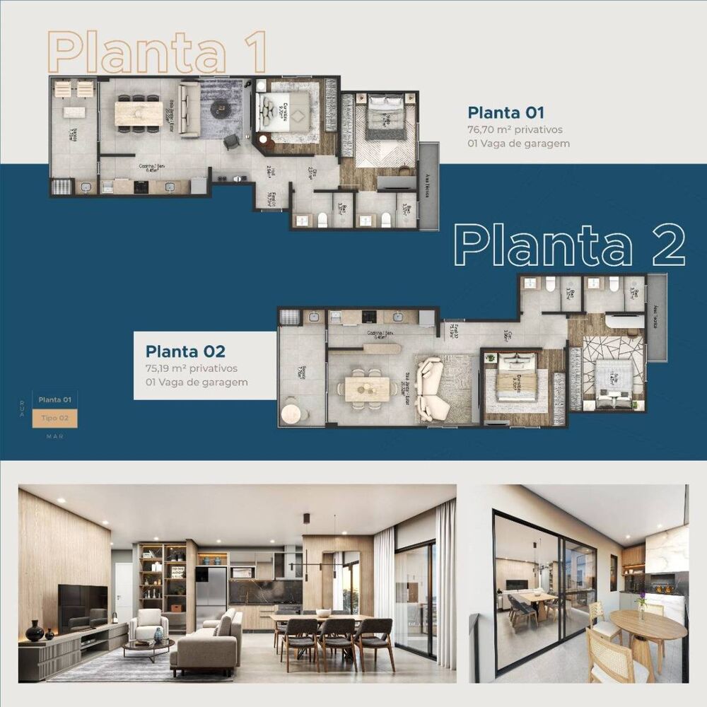 Apartamento, 2 quartos, 76 m² - Foto 4