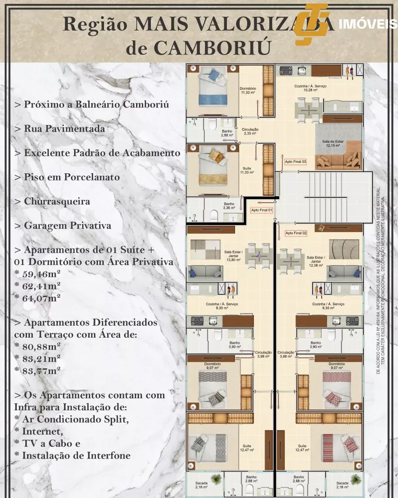 Apartamento à venda com 2 quartos - Foto 2