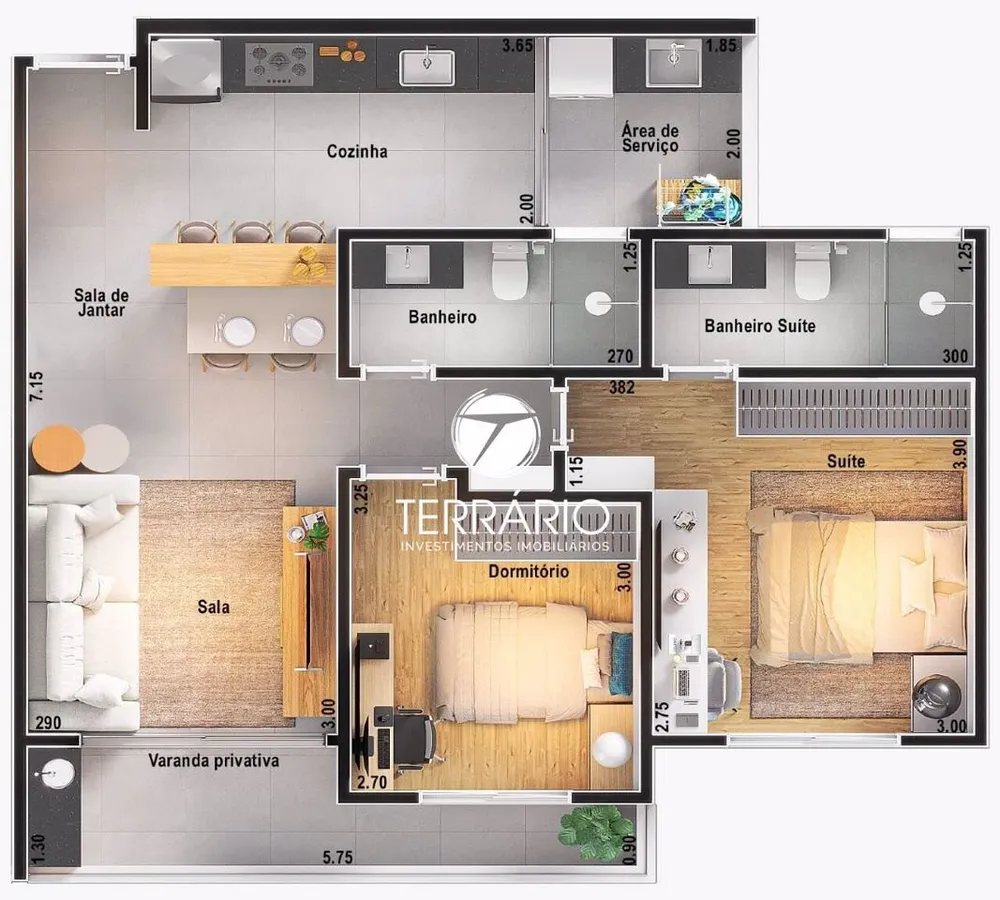 Apartamento, 1 quarto, 75 m² - Foto 6