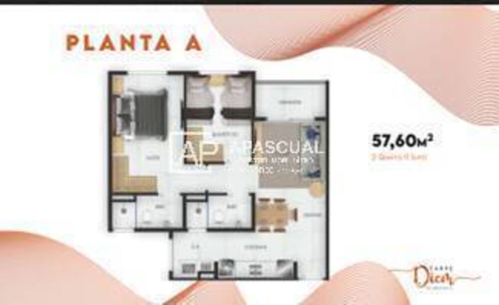 Apartamento, 2 quartos, 54 m² - Foto 8