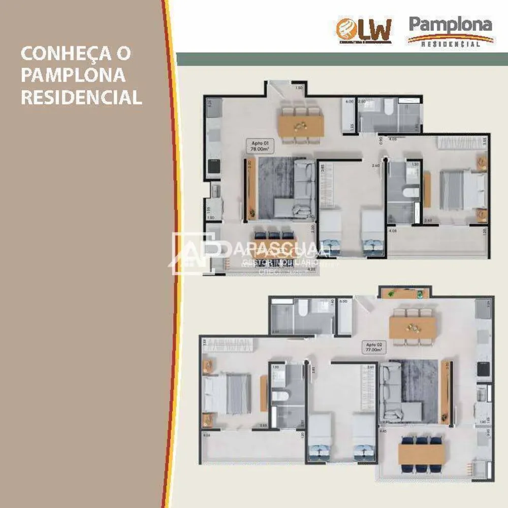 Apartamento, 2 quartos, 77 m² - Foto 6