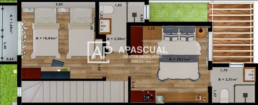 Casa, 2 quartos - Foto 2