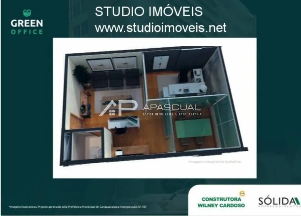 Sala-Conjunto, 42 m² - Foto 9