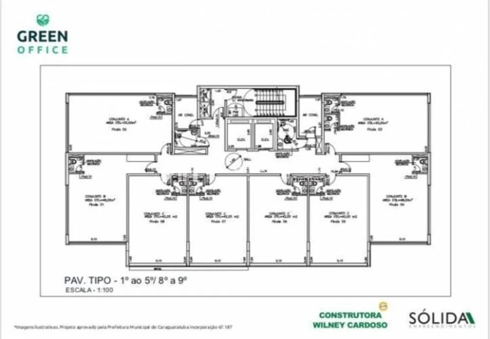Sala-Conjunto, 42 m² - Foto 12