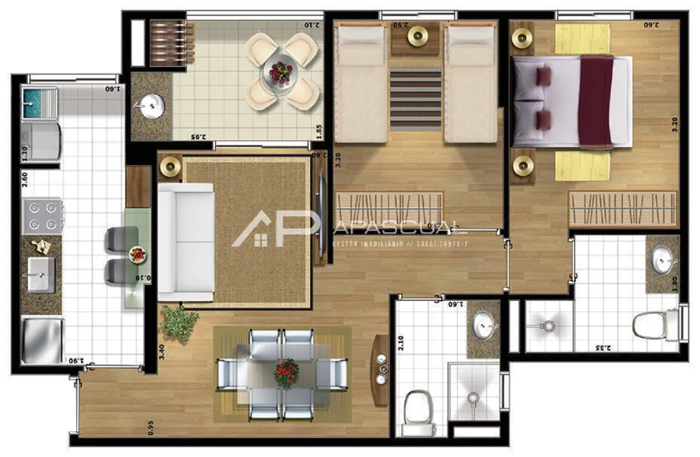 Apartamento, 2 quartos, 61775 m² - Foto 15