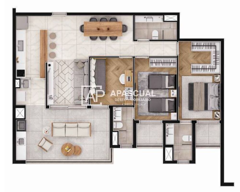 Apartamento, 2 quartos - Foto 8