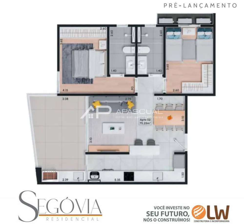 Apartamento, 2 quartos - Foto 7