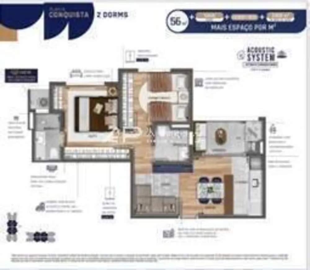 Apartamento, 2 quartos, 56 m² - Foto 12