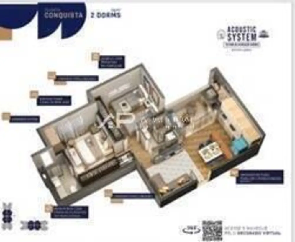 Apartamento, 2 quartos, 56 m² - Foto 4
