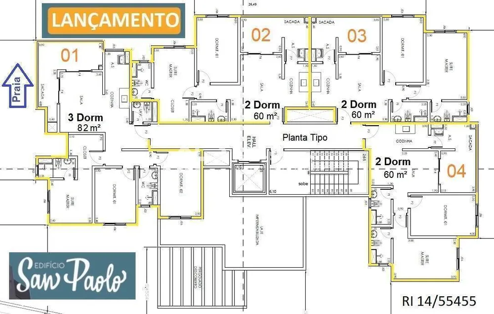 Apartamento, 3 quartos, 82 m² - Foto 14