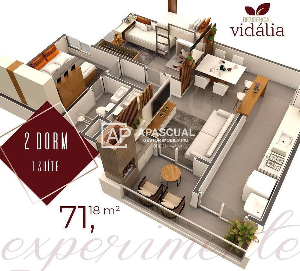 Apartamento para alugar com 2 quartos, 72m² - Foto 1