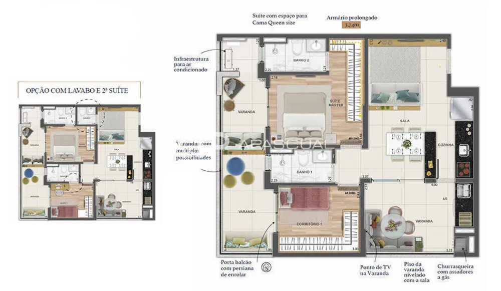 Apartamento, 2 quartos, 92 m² - Foto 10