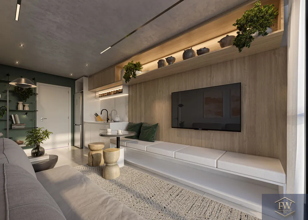 Apartamento, 1 quarto, 34 m² - Foto 1