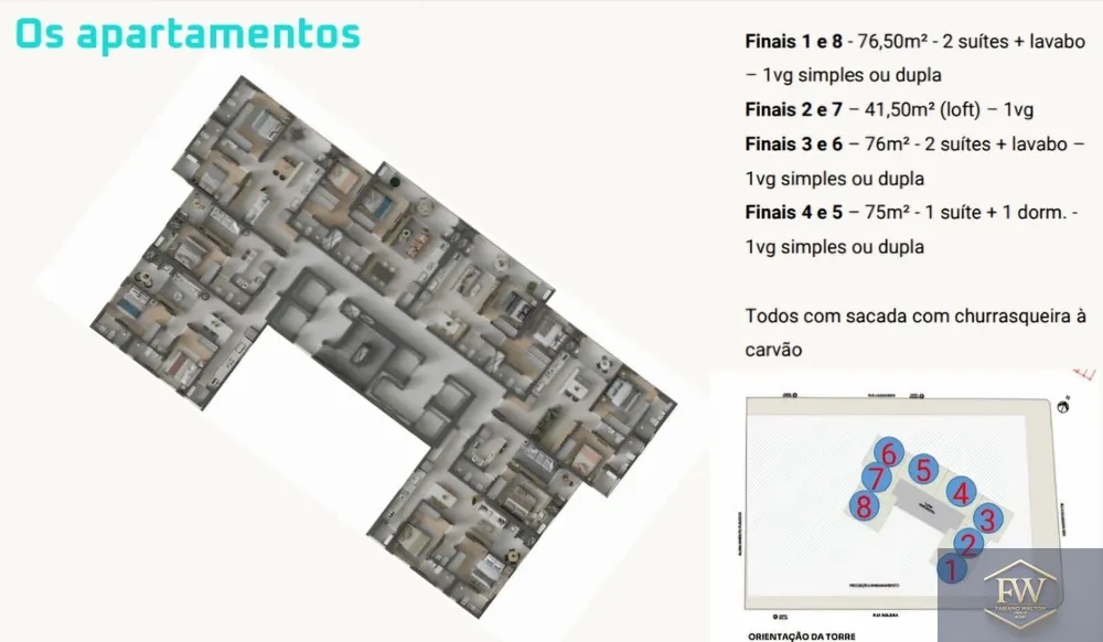 Apartamento, 2 quartos, 76 m² - Foto 2