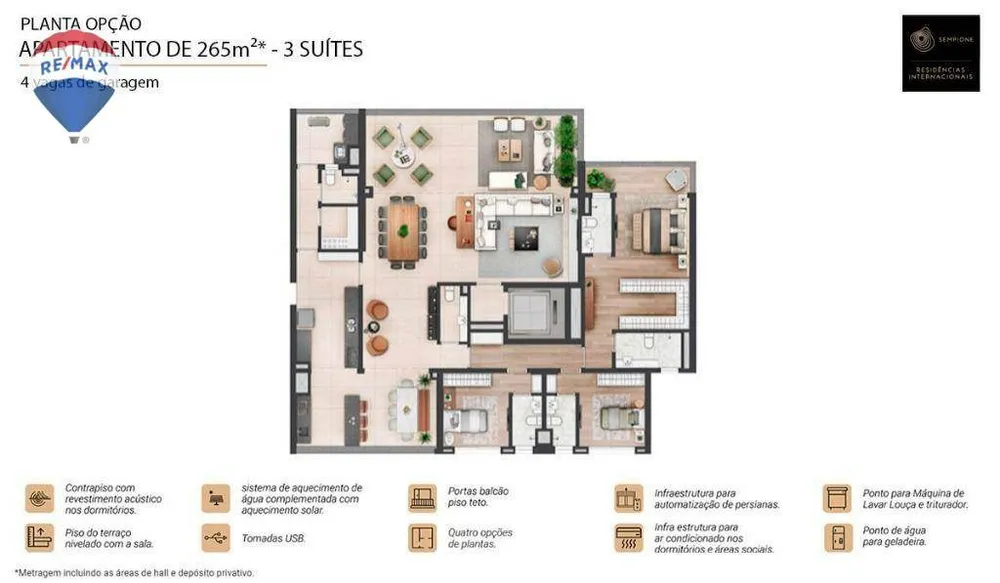 Apartamento, 3 quartos, 265 m² - Foto 3